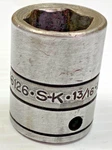 Vintage S-k Tools 46126 - 13/16" Impact Socket 1/2" Drive 6 Point Usa Tool Sk. Fixed Price $10.75.