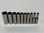 Craftsman Usa (new Nos) 34434 10pc Deep 1/4" Drive Sae 3/16-9/16 Socket Set, 6pt. Fixed Price $39.99.
