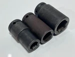 Indestro Super Usa 3pc 3/4 Drive Sae Deep Impact Socket Set Lot - 6 Point. Fixed Price $49.99.