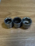 Mac - Lot Of 3 Shallow Sockets, M3/8 Drive,6pt (5/8 , 11/16 & 3/4 ) Sabina, O. Fixed Price $20.00.