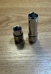 Mac Tools - Lot Of 2 Brand New 3/8 Sockets Drive,6 Point ,(deep & Shallow). Fixed Price $15.53.