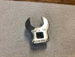 Snap-on Crowfoot 3/4 Fc24a Open End Wrench 3/8 Drive Polished Chrome Used. Fixed Price $15.00.