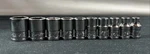Snap-on 10 Pc 1/4" Dr. 6-pt. Sae Flank Drive Xtra Shallow Socket Set 110ytmy. Fixed Price $149.99.