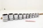 Snap-on 210fsy 1/4"-13/16"" 10 Piece 3/8" Drive 6 Point Chrome Socket Set Usa. Fixed Price $99.99.