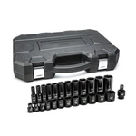 Gearwrench 25 Piece 3/8" Drive 6 Point Standard And Deep Impact Sae Socket Set. Fixed Price $129.97.