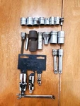 Snap On Blue Point Craftsman Mixed Sockets Universal Swivels Wrench Lot Of 21. Fixed Price $90.00.