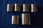 Craftsman 6 Pc 1/2 Dr 12 Pt Sae Socket Laser Etched 1"-1-1/2" 620. Fixed Price $38.49.