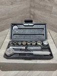 Vtge Stanley Workmaster 11 Piece Ratchet Socket Set 3/8 Drive Sae 5/16 - 3/4. Fixed Price $19.00.