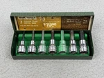 S-k Tools Usa 7pc 3/8 Drive Sae Hex Bit Socket Set In Metal Case Read*. Fixed Price $49.00.