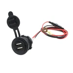 Car Cigarette Lighter Socket Dual Usb Power Adapter 12v With 60 Cm Cable Black. Fixed Price $16.87.