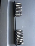 Craftsman 1/4 Drive Deep Metric And Standard Socket Set On Rail. Fixed Price $60.00.
