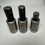 Vintage Armstrong ,sa 16, Sa 18, 20 Hex Sockets 1/2, 9/16, 5/8. Fixed Price $15.00.
