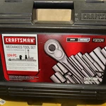 Sears Craftsman Usa Nos 104pc Mechanics Socket Ratchet Tool Set. Fixed Price $249.95.