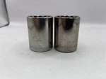 Craftsman 21mm & 22 Mm 12 Pt Shallow Chrome Socket 1/2" Drive Usa Ships Free. Fixed Price $13.00.